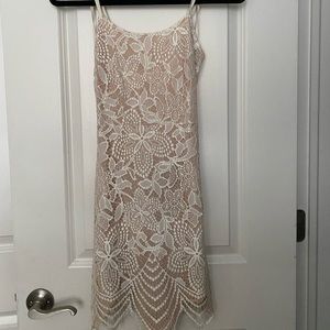 White lace For Love and Lemons dress